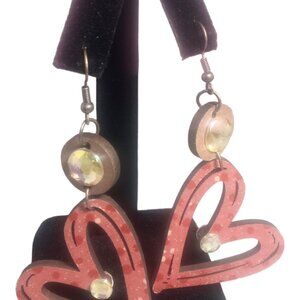 Heart Dangled Earrings